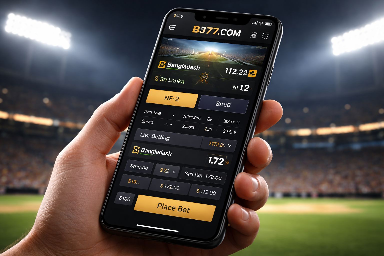 BJ77 COM APK Installation Screen